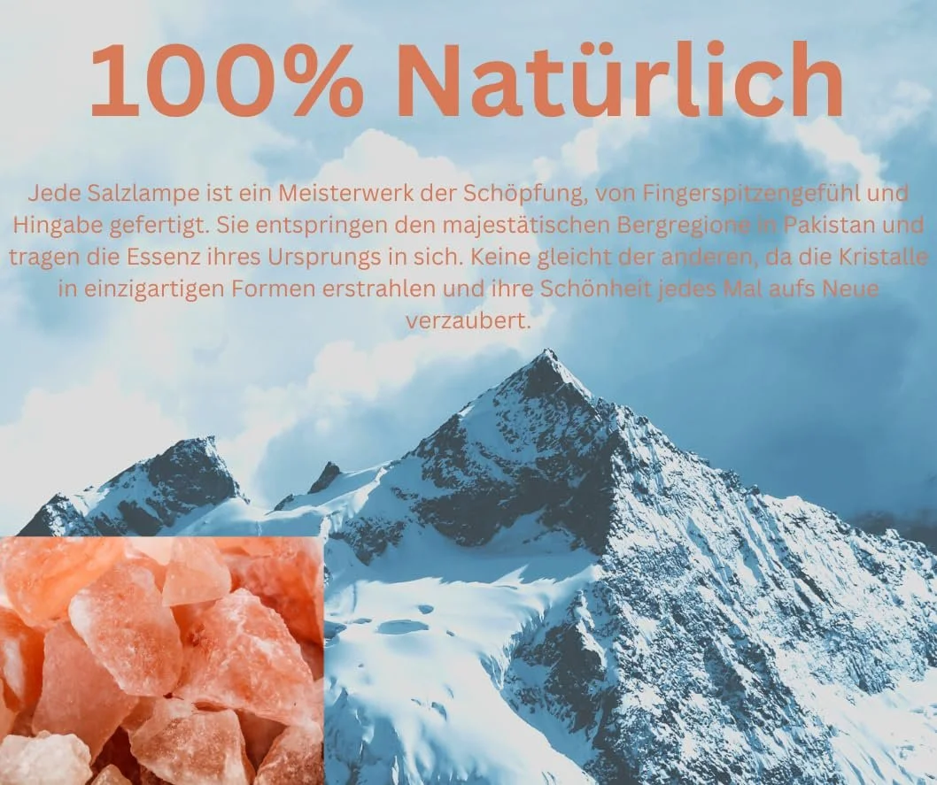 Соляная лампа Salt Range Pakistan Кристалл с LED лампой Высота прибл. 30 см 7-10 кг, фото №4