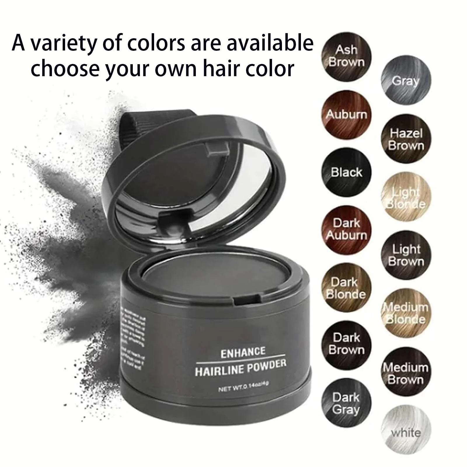 Пудра для волосся Waverlo Magic Root Cover Up для маскування коренів, пудра для волосся, фото №7