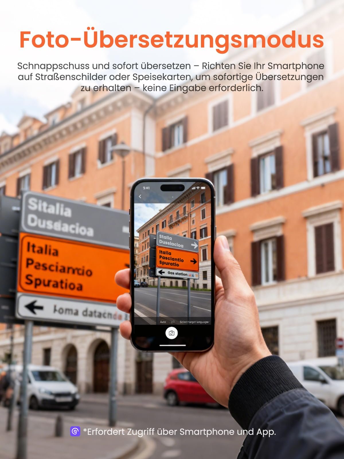 Навушники-перекладачі NE20, 3-в-1 для перекладу, 135 мов з додатком, 5 режимів, фото №5
