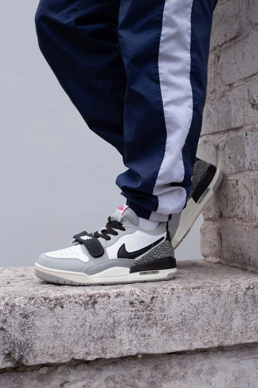 Кроссовки Nike Air Jordan Legacy 312 Grey White Black, фото №4