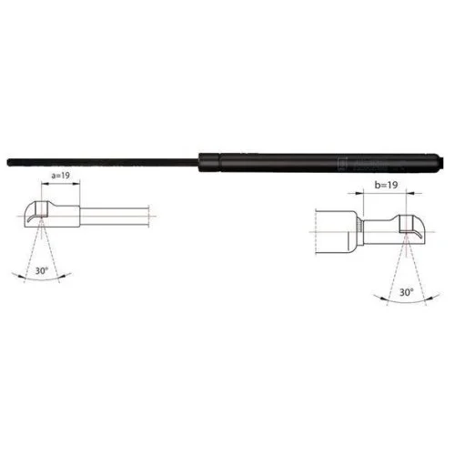 Газова пружина METZGER 2110318 багажника для VOLVO задня ліва, фото №2