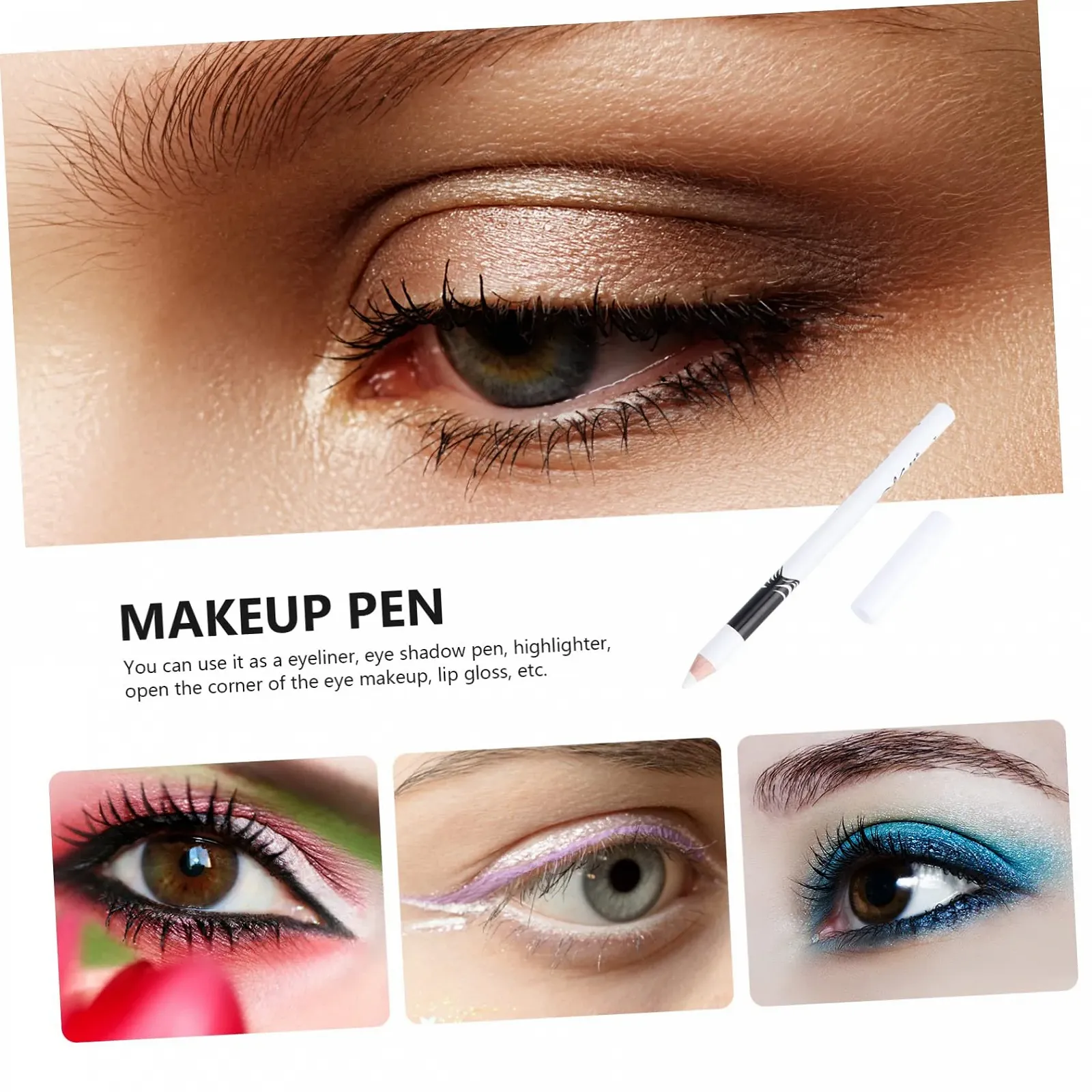 Олівець для очей FRCOLOR білий, фото №3 Олівець для очей FRCOLOR білий, фото №3