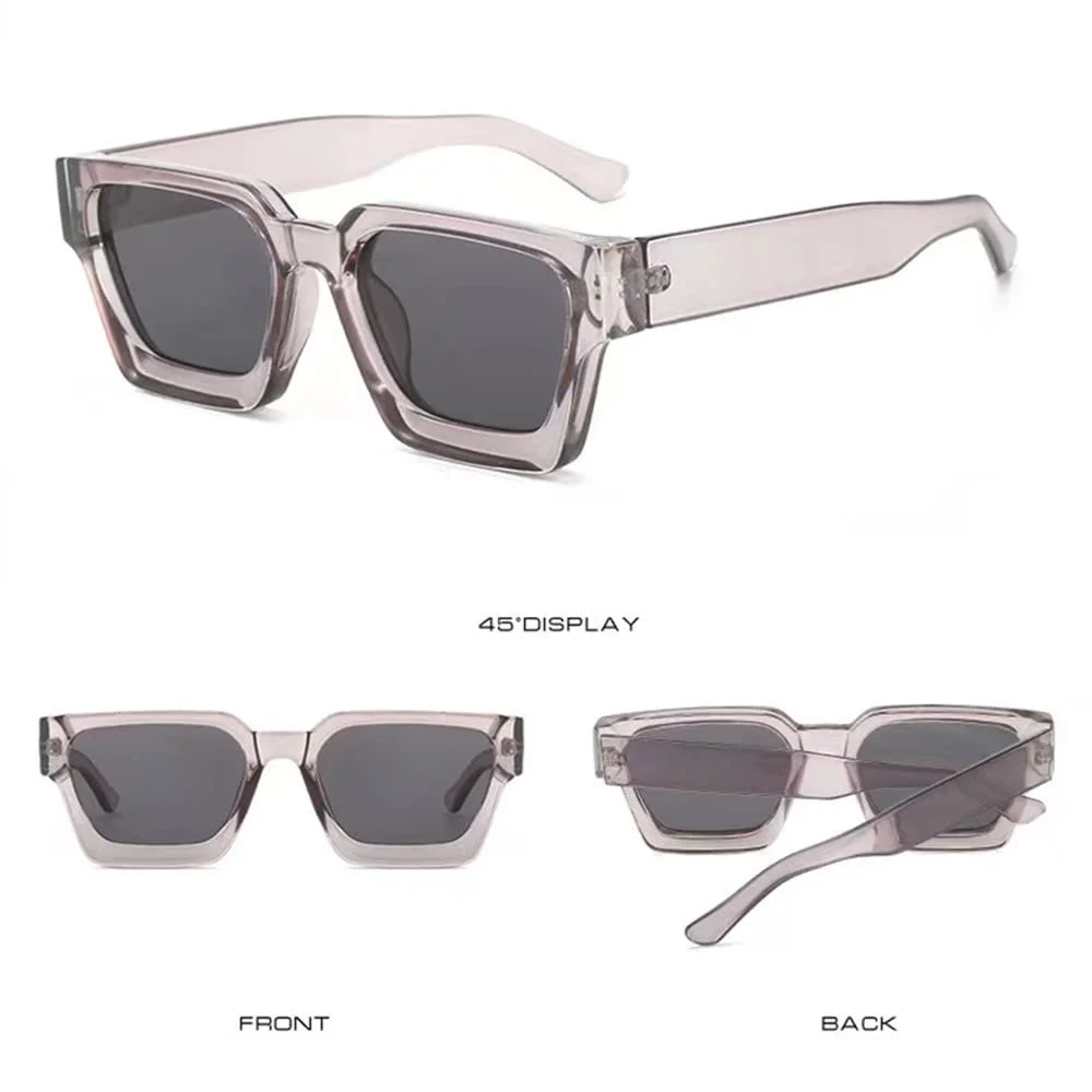 Винтажные Прямоугольные Солнцезащитные Очки для Женщин и Мужчин WDZAYXC, Массивные Прямоугольные, Ретро, Защита UV400, фото №2 Винтажные Прямоугольные Солнцезащитные Очки для Женщин и Мужчин WDZAYXC, Массивные Прямоугольные, Ретро, Защита UV400, фото №2