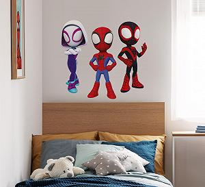Настенная наклейка Komar Spidey and His Amazing Friends Trio 50 x 70 см разноцветная - Фото 1