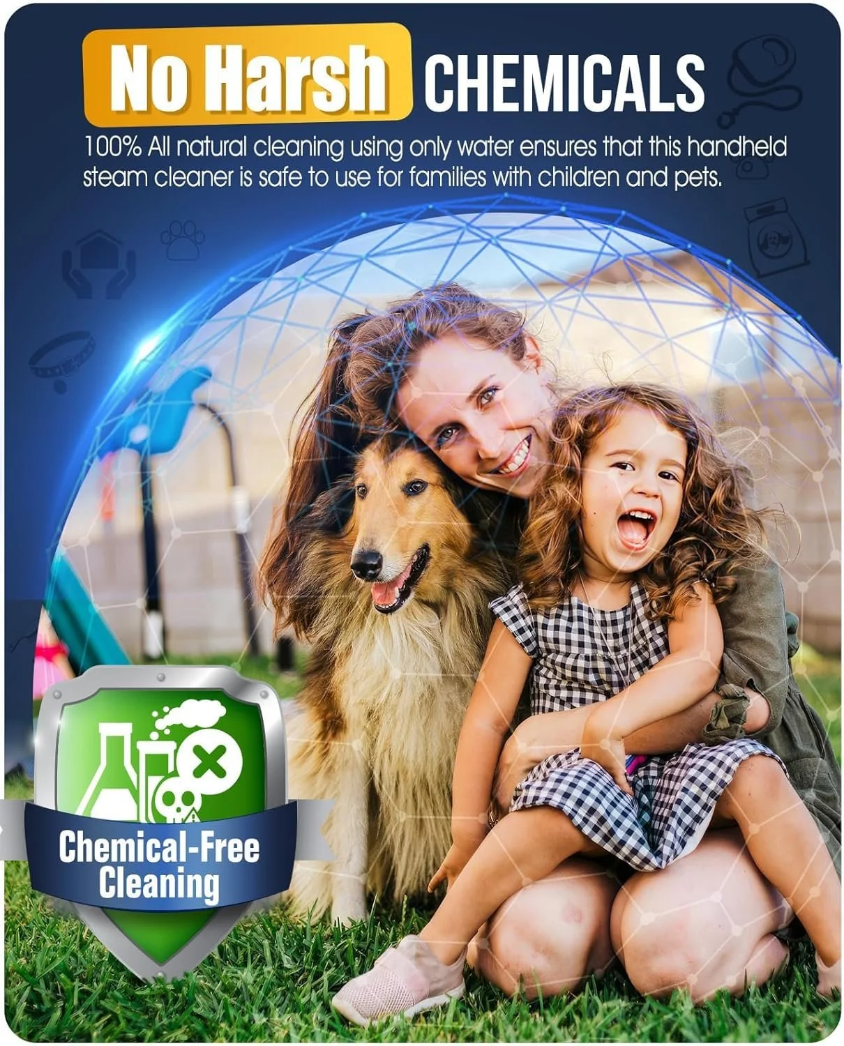 Пароочисник 1050 W 3.5 Bar 380 ml з 10 аксесуарами, фото №6 Пароочисник 1050 W 3.5 Bar 380 ml з 10 аксесуарами, фото №6