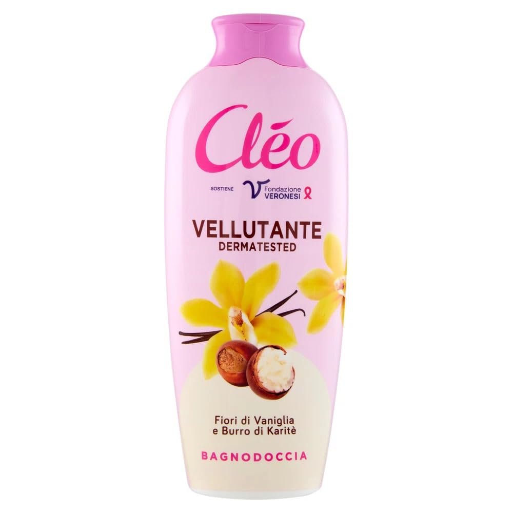 Гель для душу Cleo Bagnodoccia з цвітом ванілі та маслом ши 4 x 750 мл, фото №1