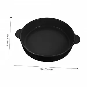 Форма для выпечки Mobestech Керамическая Круглая с двойной ручкой synthetic.ua - Фото 1