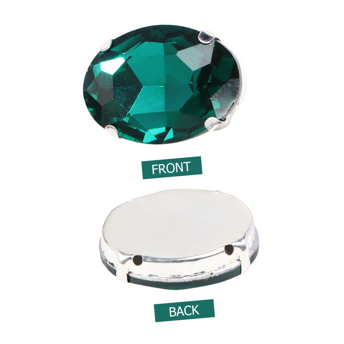 Капли Brand Operitacx 100 шт. Декоративные стразы для одежды, цветочных ваз, драгоценных камней, шитья, украшений, зеленые бриллианты, витраж, пришивные кристаллы, фото №9