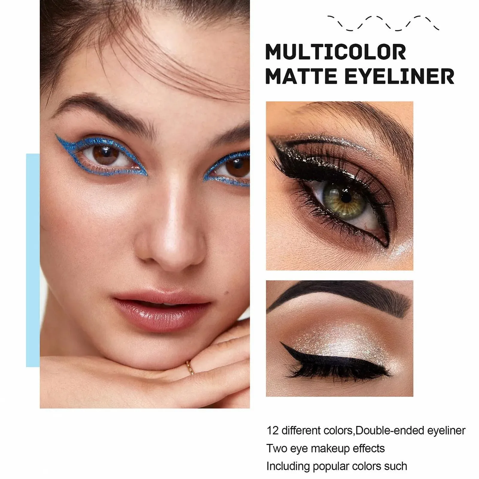 Кольорова Підводка для очей Rainbow, фото №7