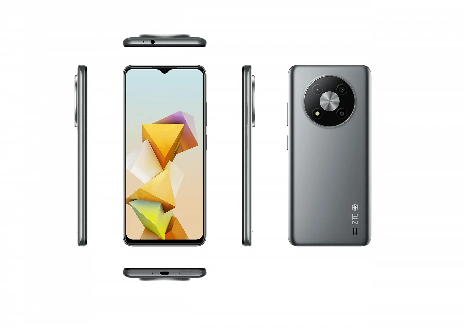 Смартфон ZTE Blade A73 5G 4GB/128GB Grey, фото №2 Смартфон ZTE Blade A73 5G 4GB/128GB Grey, фото №2