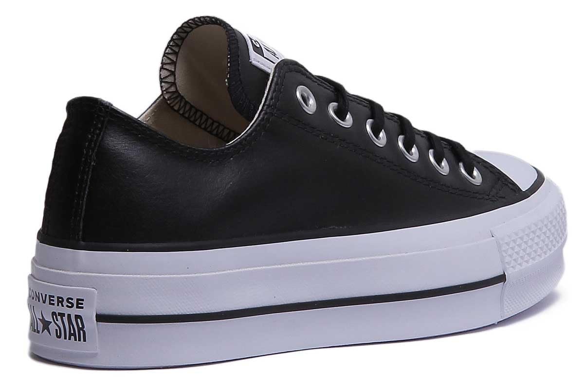 Кеды Converse Chuck Taylor All Star Lift OX Chucks 561681C Черный/Белый, фото №3