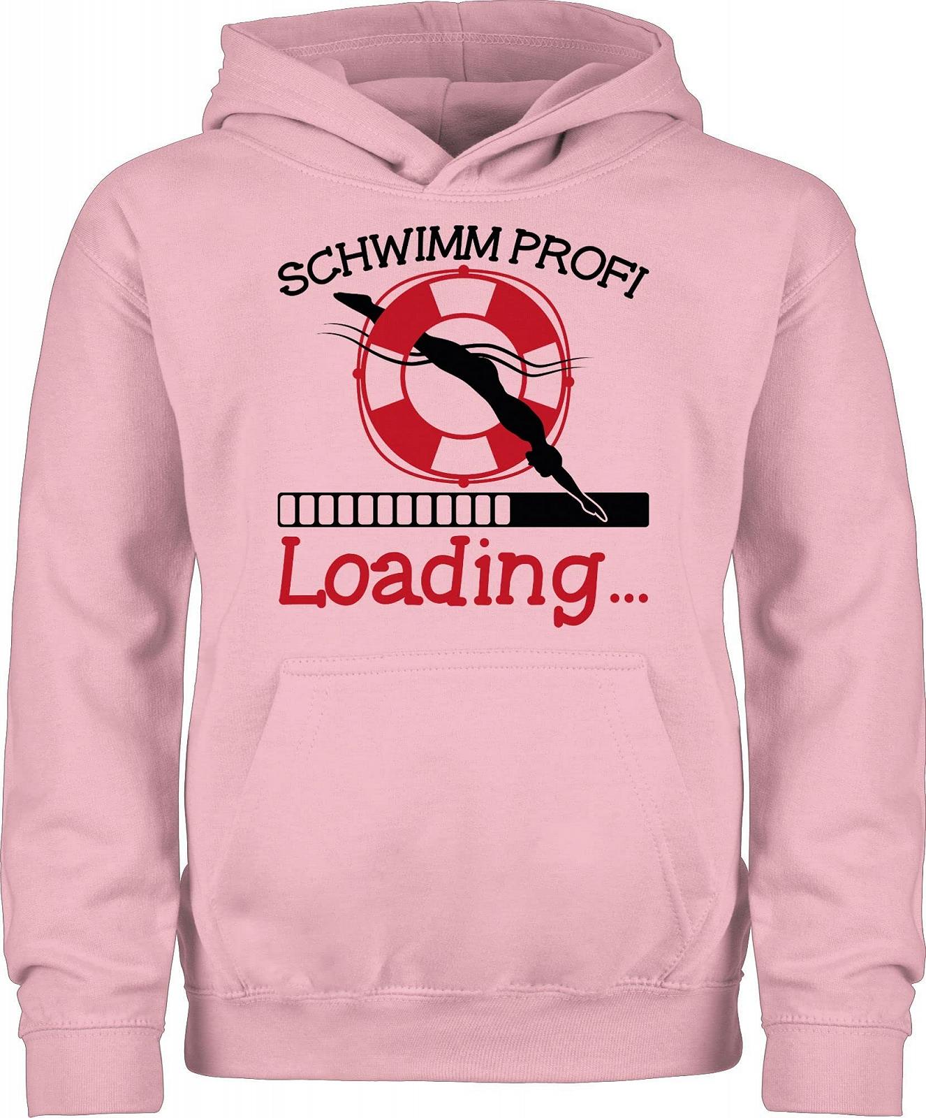 Детская Толстовка Shirtracer Спортивная одежда Плавание Профессионал Loading Черный/Красный, фото №1