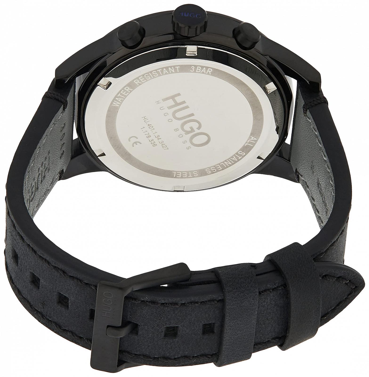 Годинник Кварцовий HUGO Multi Dial 1530149 Чорний, Ремінець, фото №2