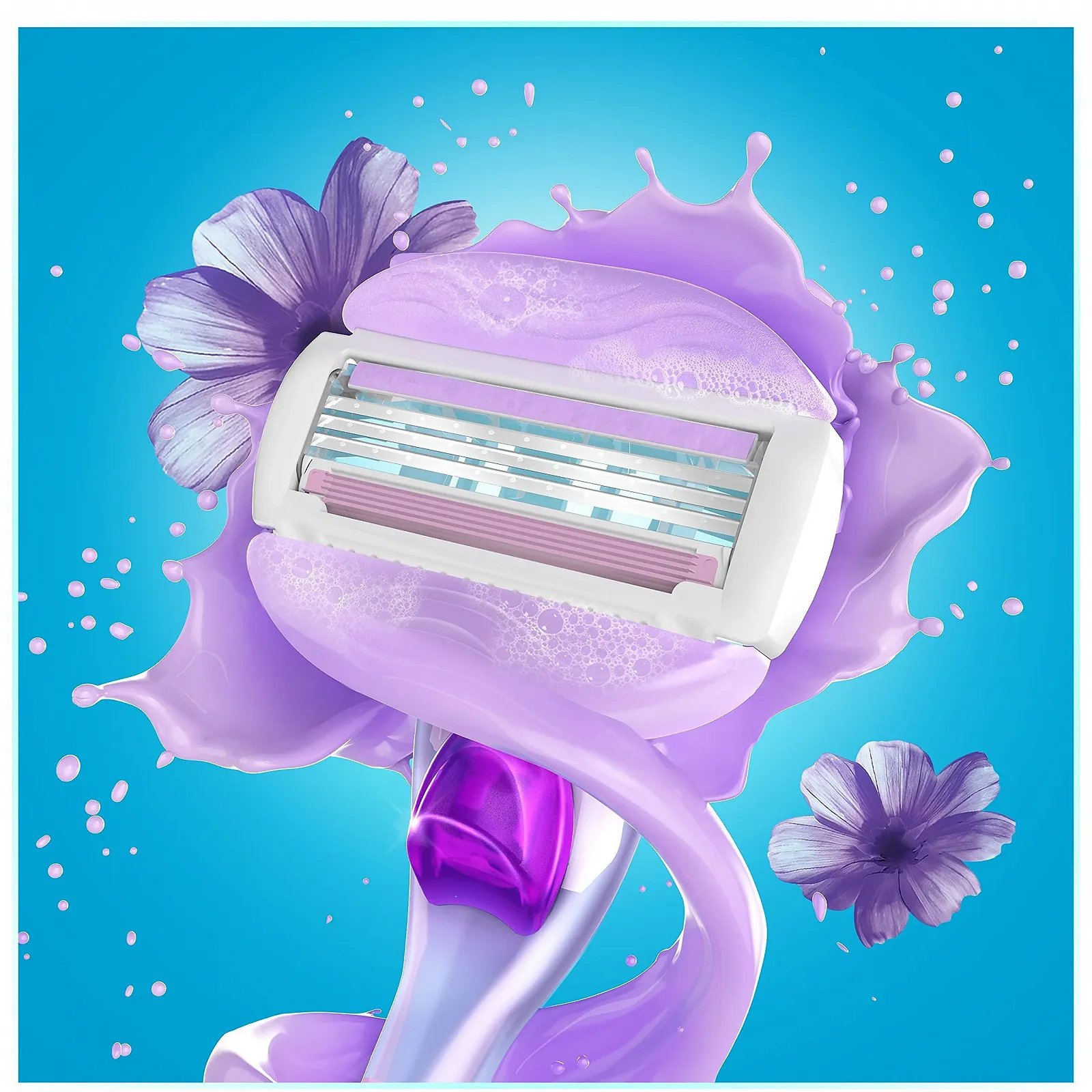 Сменные кассеты для бритья Gillette Venus Breeze 4 шт., фото №3 Сменные кассеты для бритья Gillette Venus Breeze 4 шт., фото №3