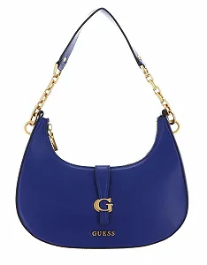 Сумка на плече GUESS Kuba Top Zip Navy - Фото 1