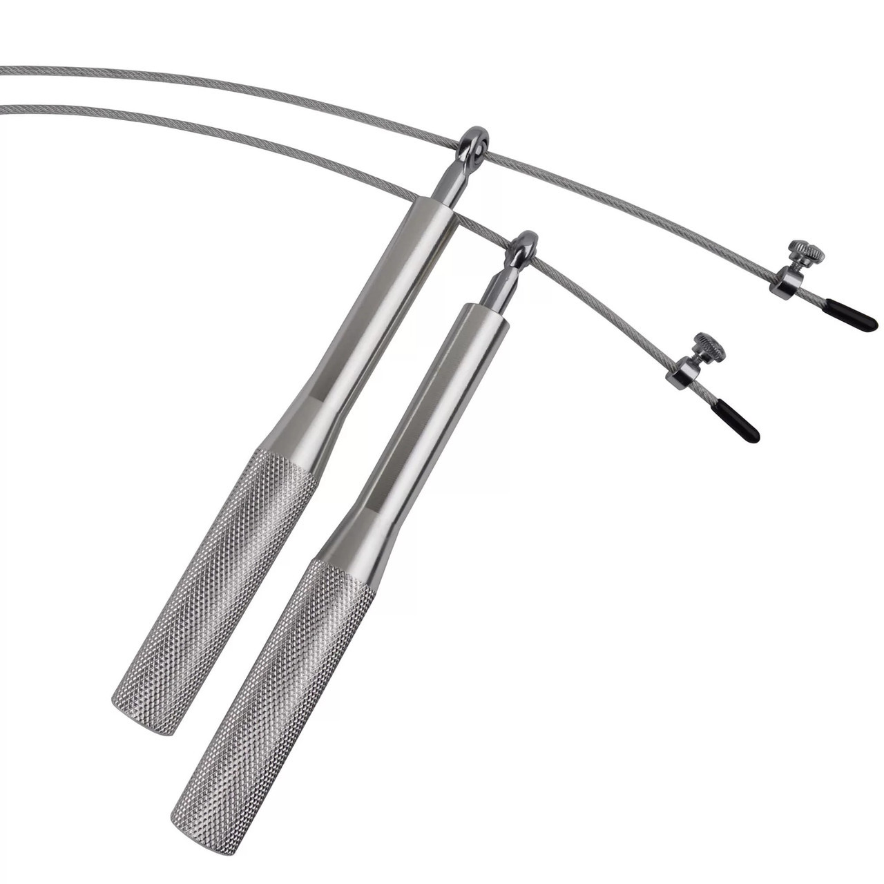 Скакалка швидкісна на підшипниках алюмінієва PowerPlay 4207 Elite Jump Rope Срібна 3m, фото №5