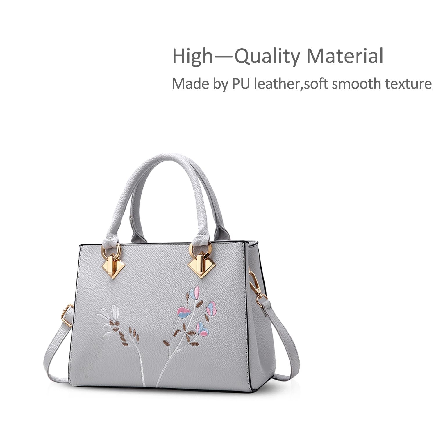 Ретро Женская Сумка с Верхней Ручкой NICOLE & DORIS Кожаная PU, фото №3