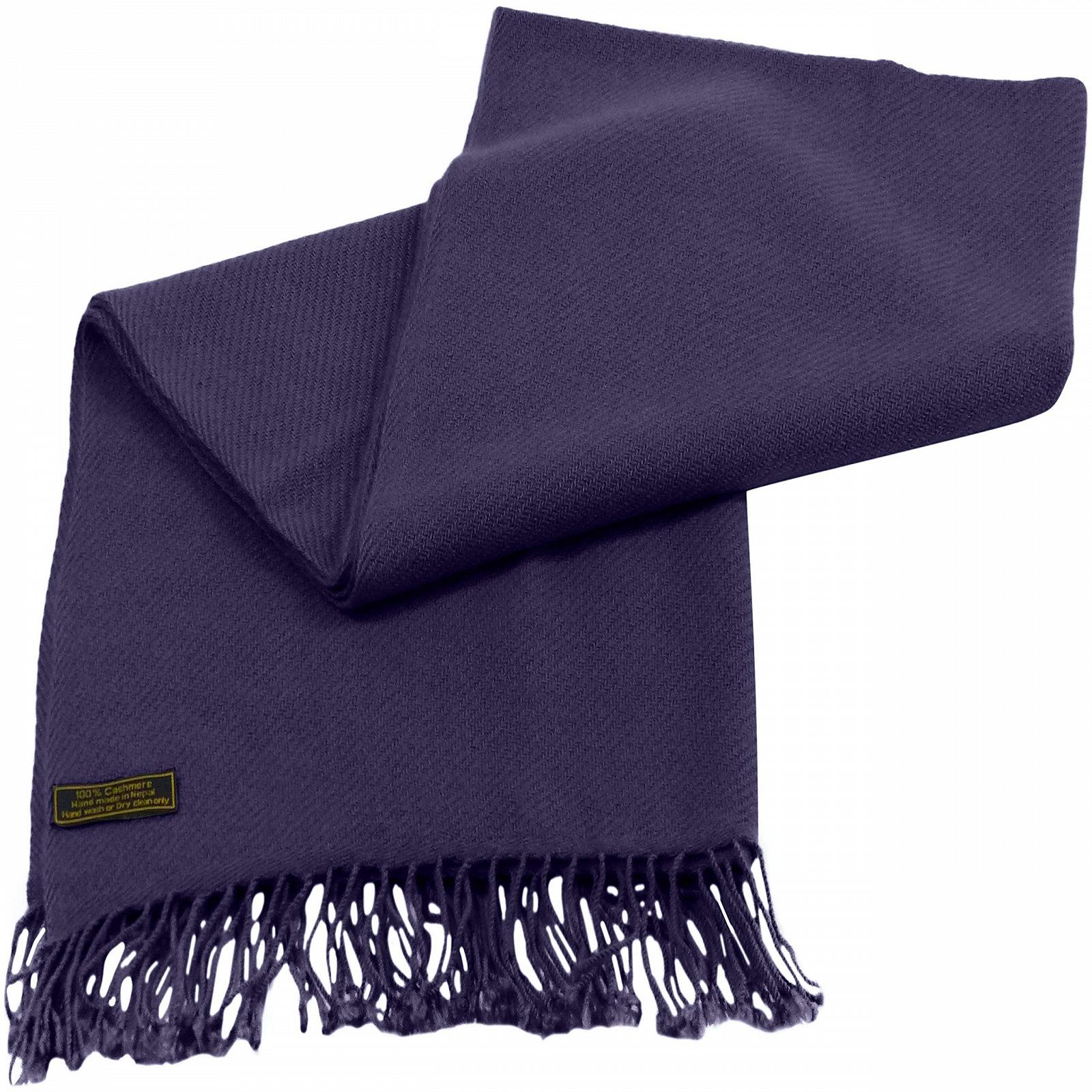 Пашмина CJ Apparel Однотонный дизайн, кашемировый шарф, фото №9