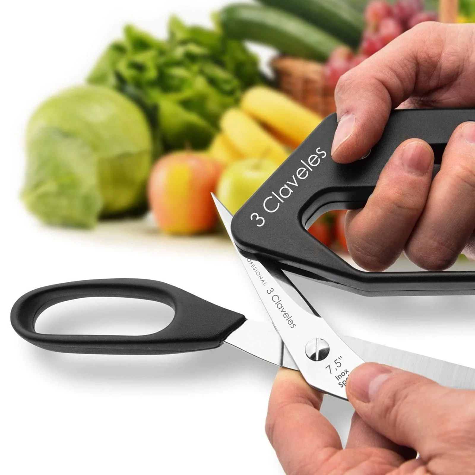 Точило для ножів та ножиць 3 Claveles 15 см, фото №6