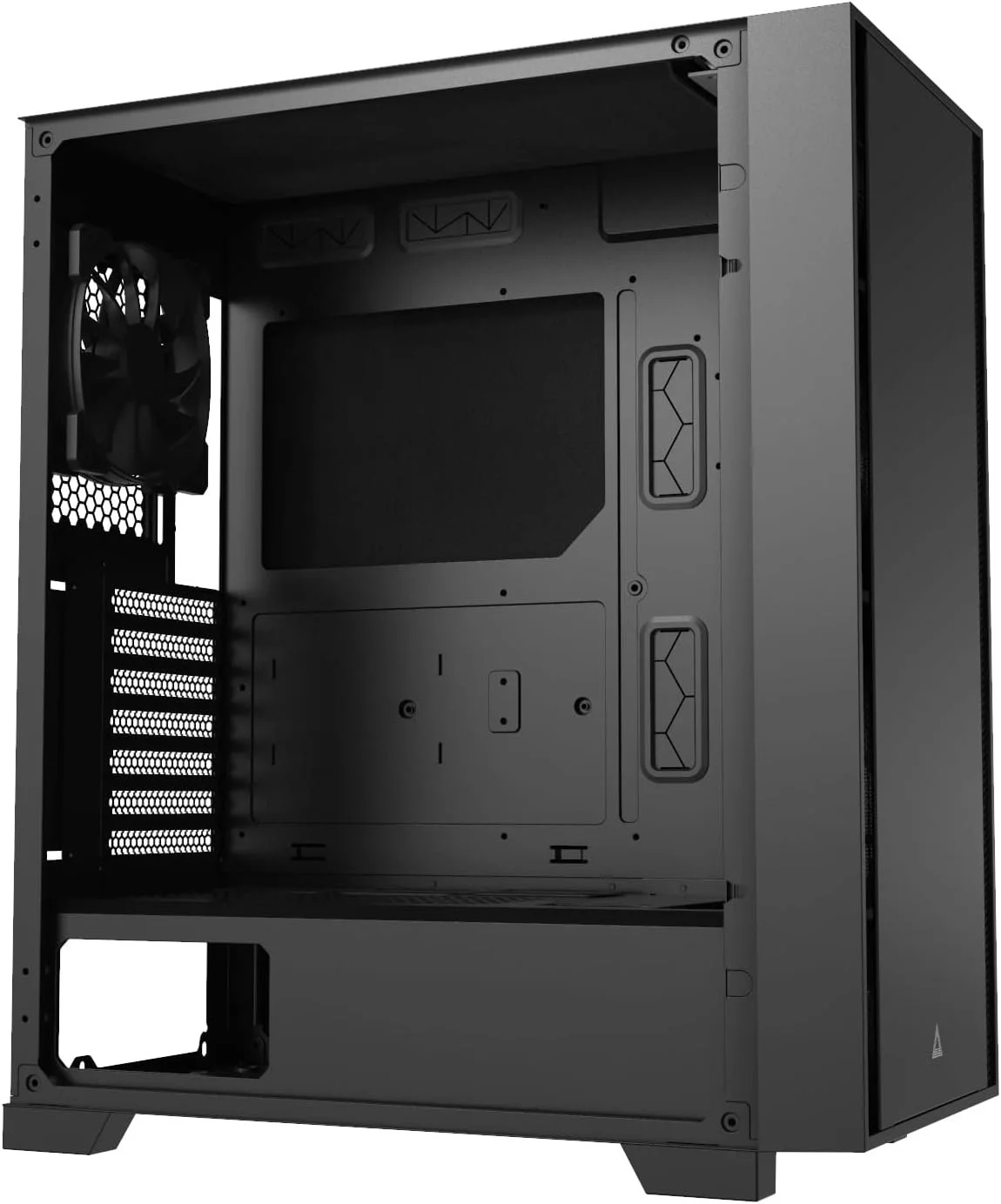 Корпус для ПК / Montech AIR 1000 Silent / Midi Tower / Без БЖ / Шумоізоляція / Чорний, фото №6