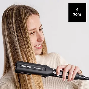Випрямляч для волосся Taurus Slimlook 3 Care 70 Вт 6 рівнів температури LCD-дисплей Black synthetic.ua - Фото 1