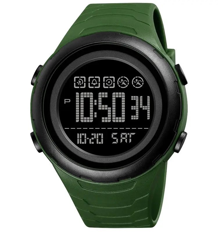 Годинник Skmei 1674AGBK Army Green-black, фото №1