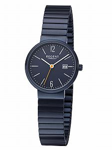 Женские часы REGENT с ремешком из нержавеющей стали, диаметр 29 мм, арабские цифры, кварцевые, дата - Фото 1