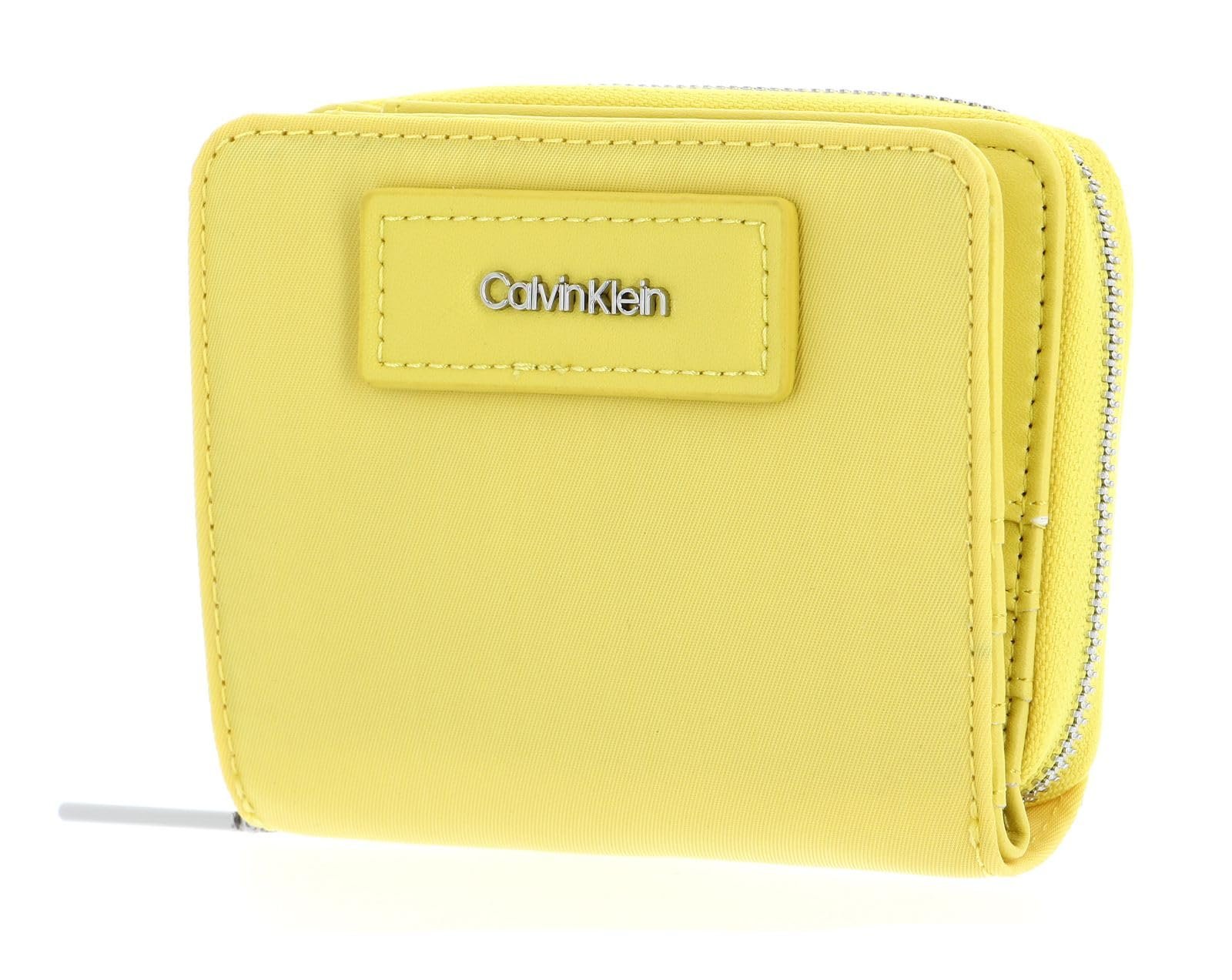 Кошелек Calvin Klein CK Must Nylon Zip Around Mono M Citrus Glow, Citrus Glow, фото №1