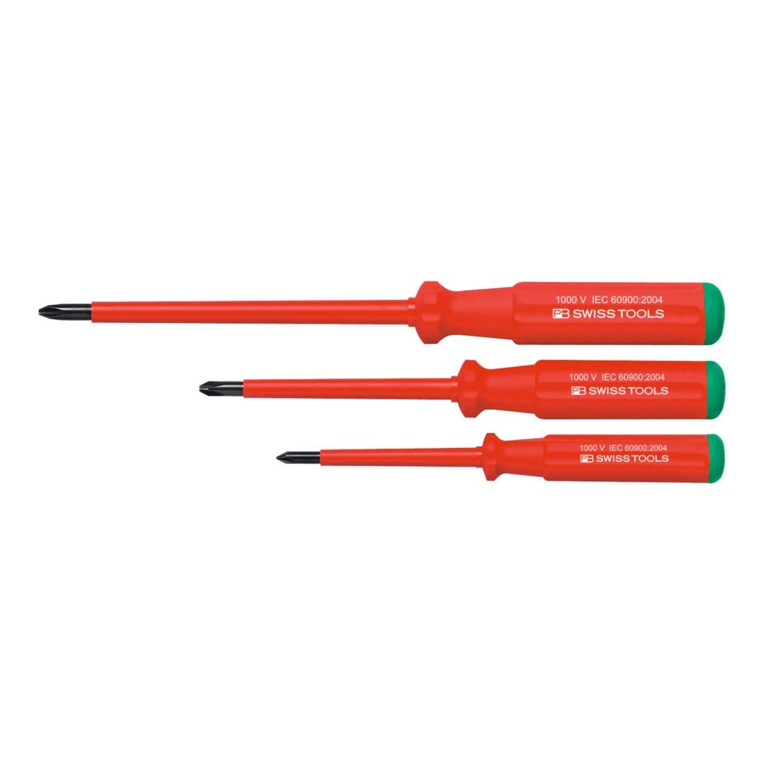 Набор отверток PB Swiss Tools SwissGrip диэлектрических Pozidriv 3 шт., фото №1 Набор отверток PB Swiss Tools SwissGrip диэлектрических Pozidriv 3 шт., фото №1