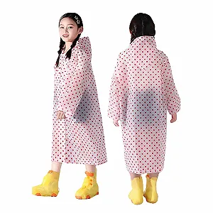 Детский дождевой плащ EQWIGKEIT M Унисекс Дождевик Водонепроницаемая - Фото 1