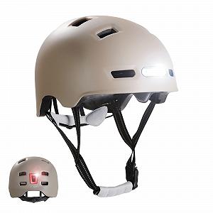 Шолом Crazy Safety Vertigo Matt Black велосипедний з переднім та заднім ліхтарем USB, M 54-57 см - Фото 1