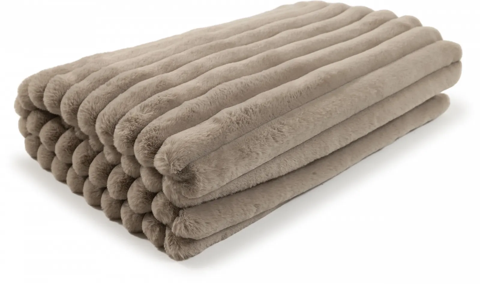 Покрывало из искусственного меха MAGMA Raya 200 x 140 см, цвет Taupe, фото №1