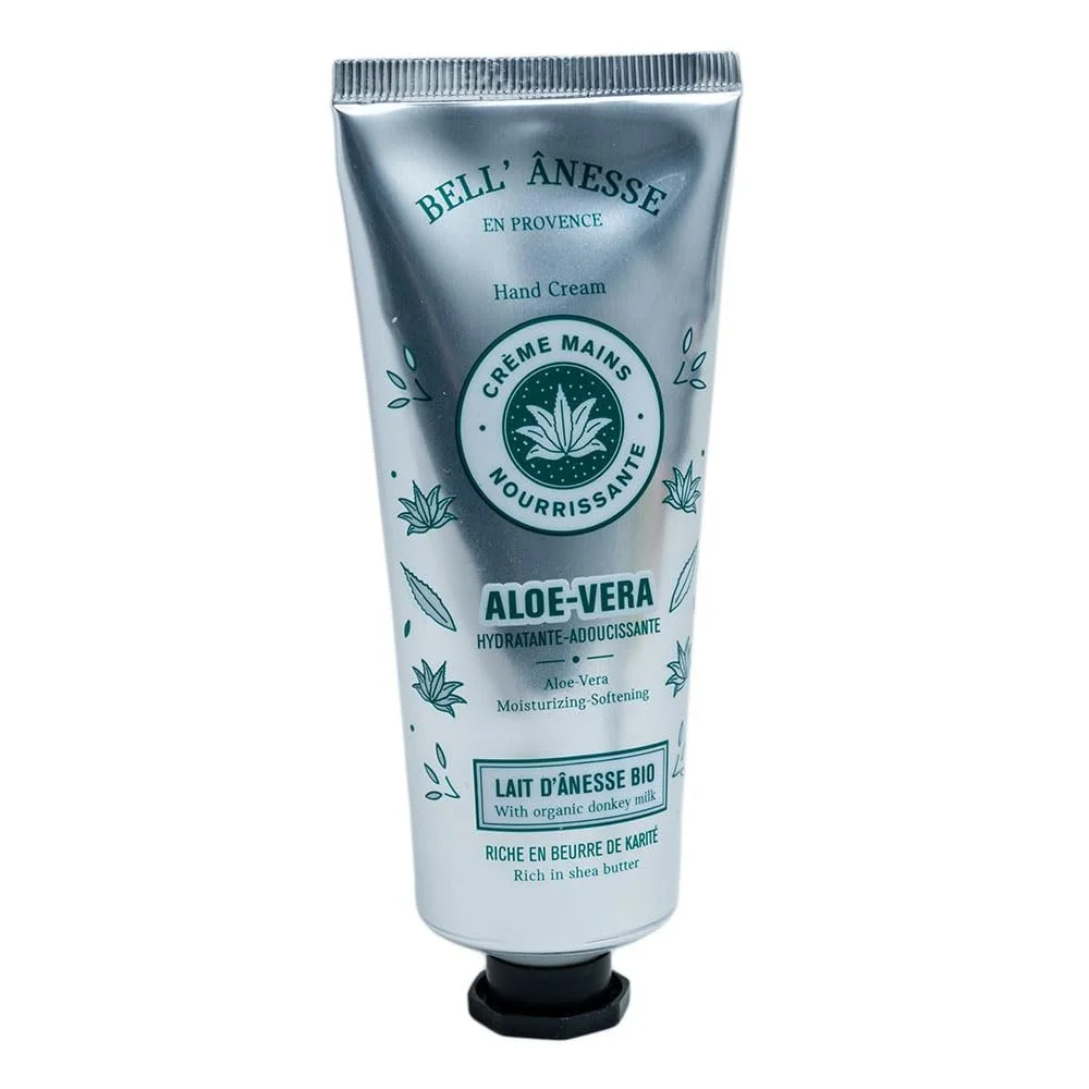 Крем для рук Label Provence Nature з органічним ослиним молоком, маслом ши та ароматом алое вера, 75 мл (тюбик), фото №1