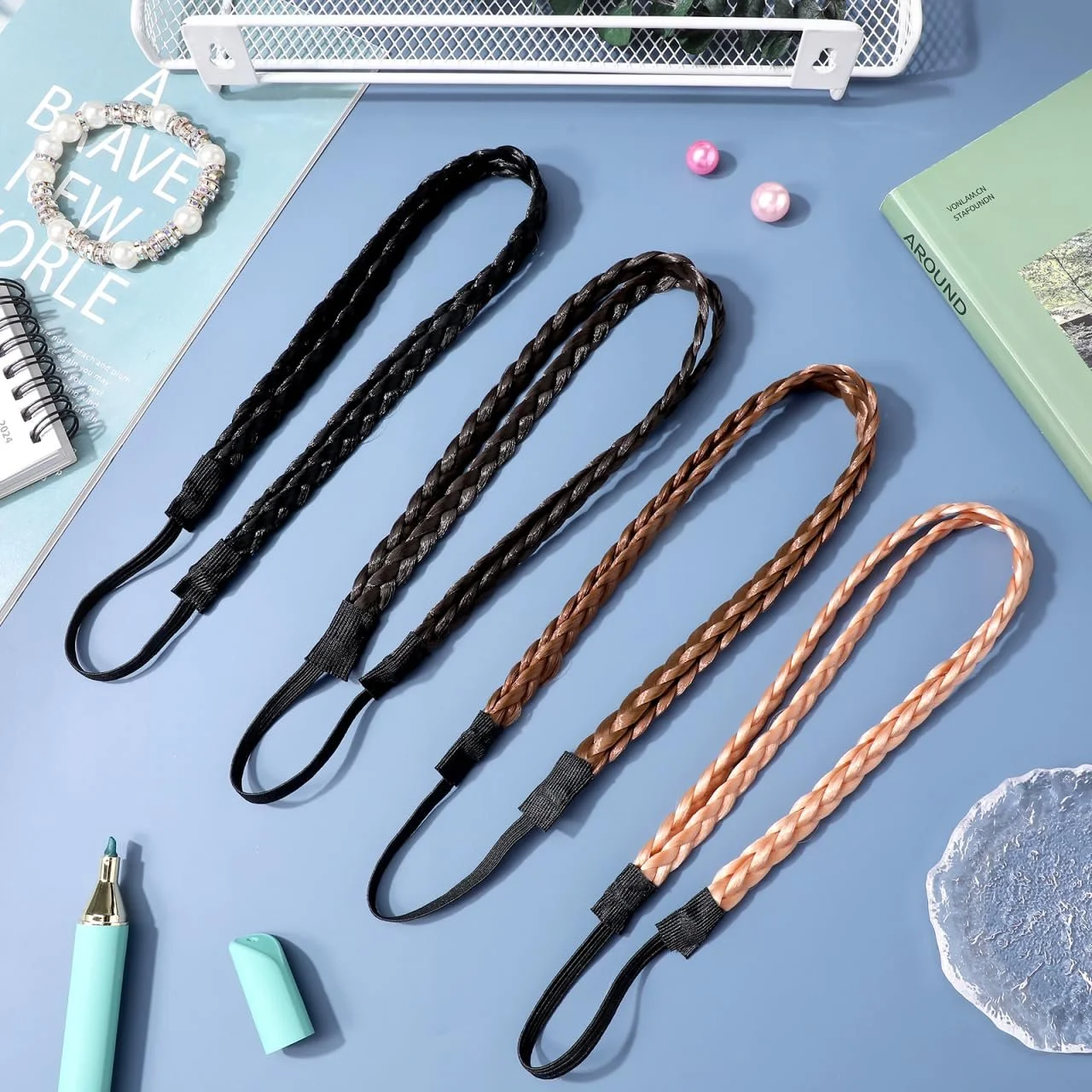 Еластичні плетені пов'язки на голову Lurrose, фото №7