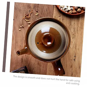 Горшочек для запекания Amosfun Traditional Chinese керамический термостойкий synthetic.ua - Фото 1