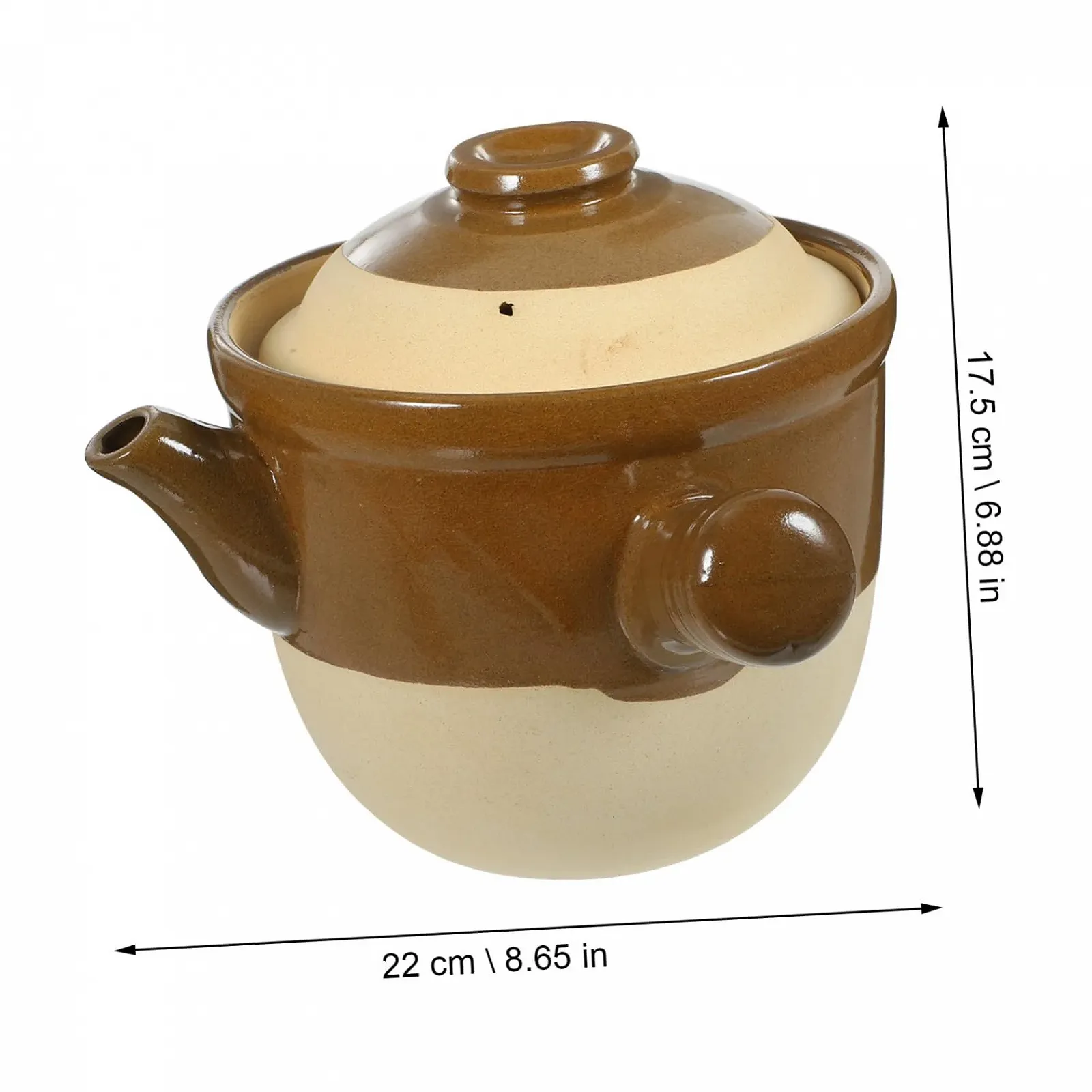 Ківш для китайської медицини керамічний термостійкий антипригарний для газової плити, фото №3