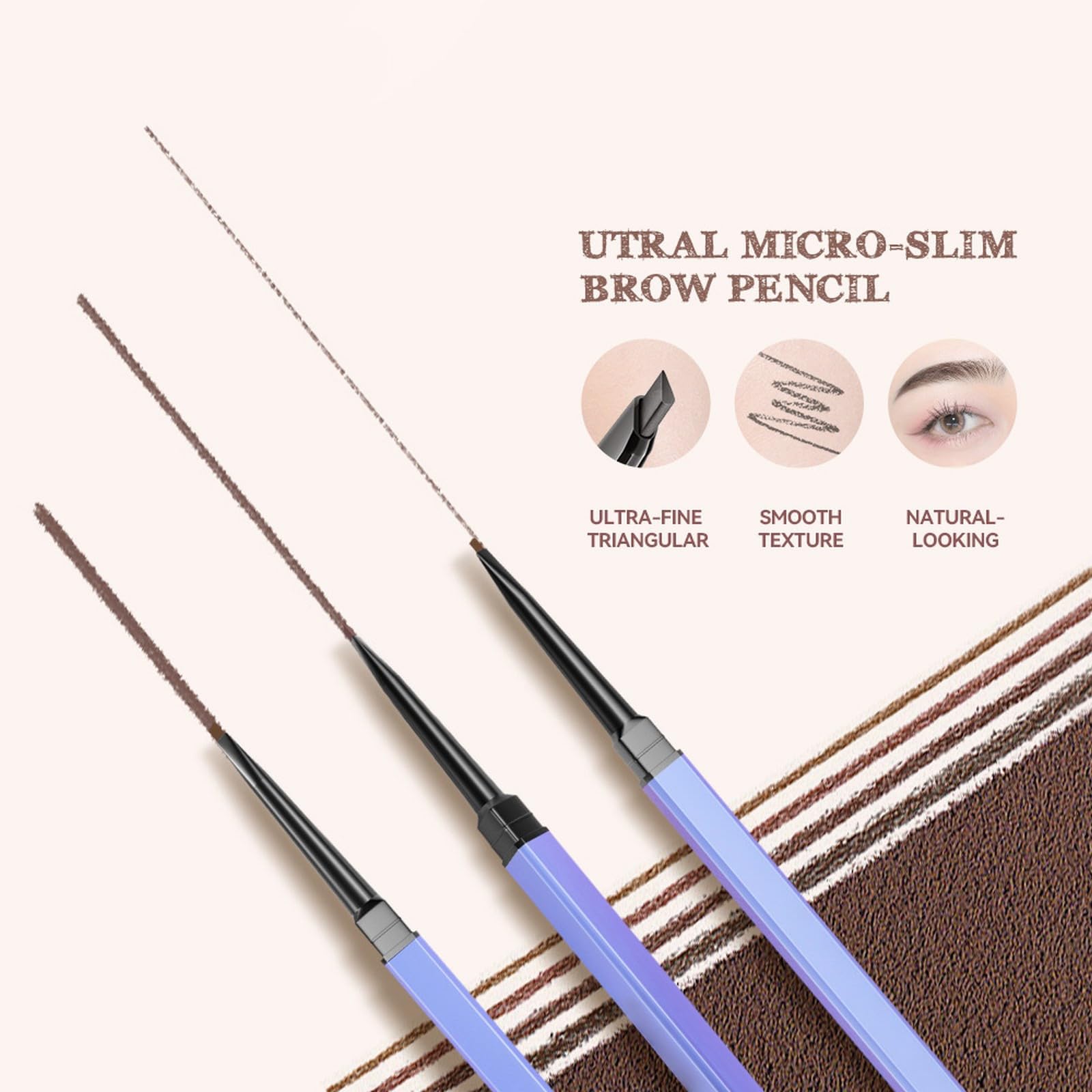 Олівець Der quadratische Augenbrauenstift Водостійкий Довговічний З щіточкою C, фото №5