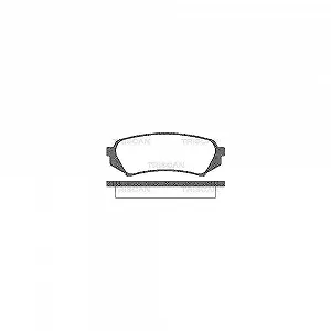 Комплект гальмівних колодок дискового гальма TRISCAN 8110 13049 для TOYOTA LEXUS задня вісь - Фото 1