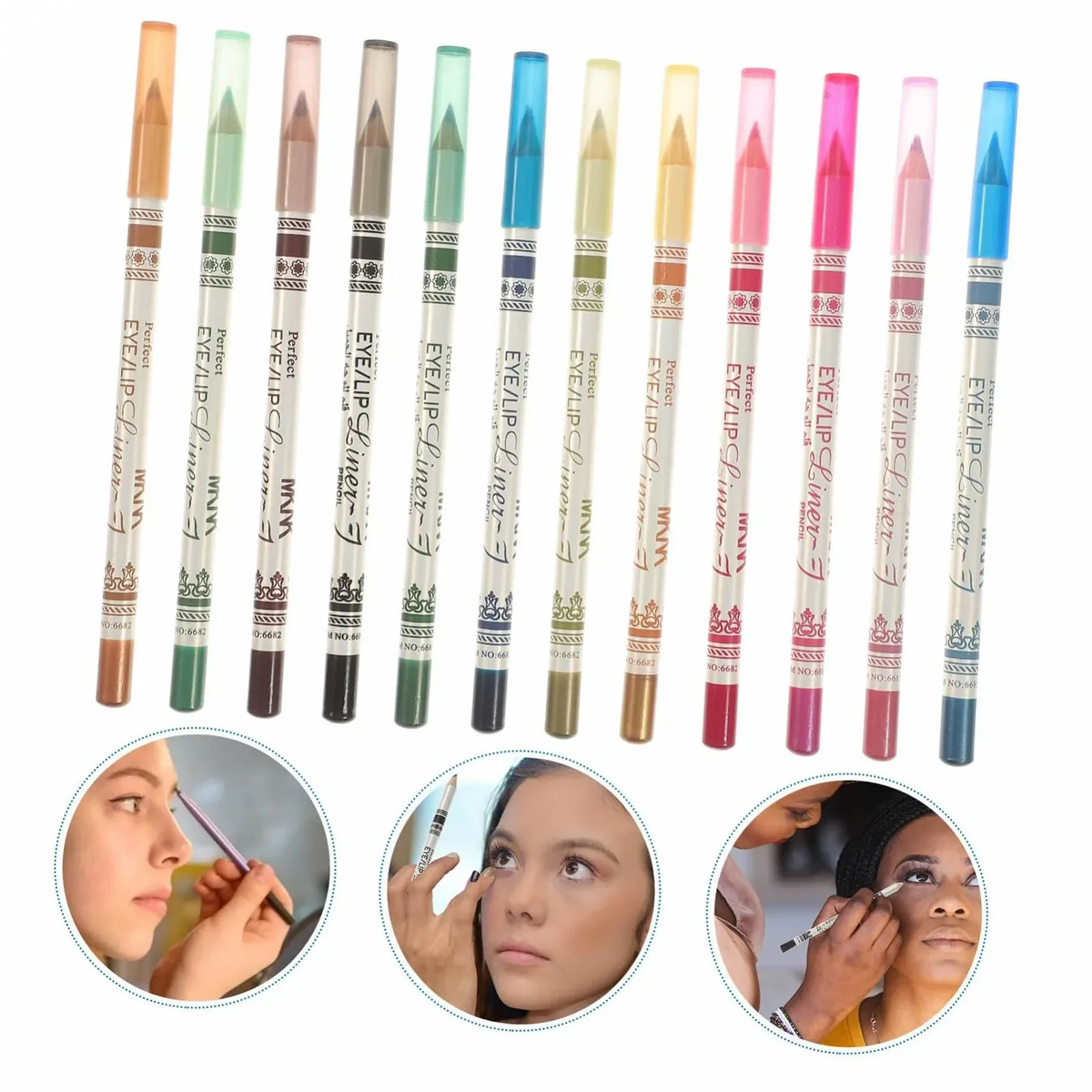 Олівець для очей BIUDECO Темно-коричневий Водостійкий, фото №4 Олівець для очей BIUDECO Темно-коричневий Водостійкий, фото №4