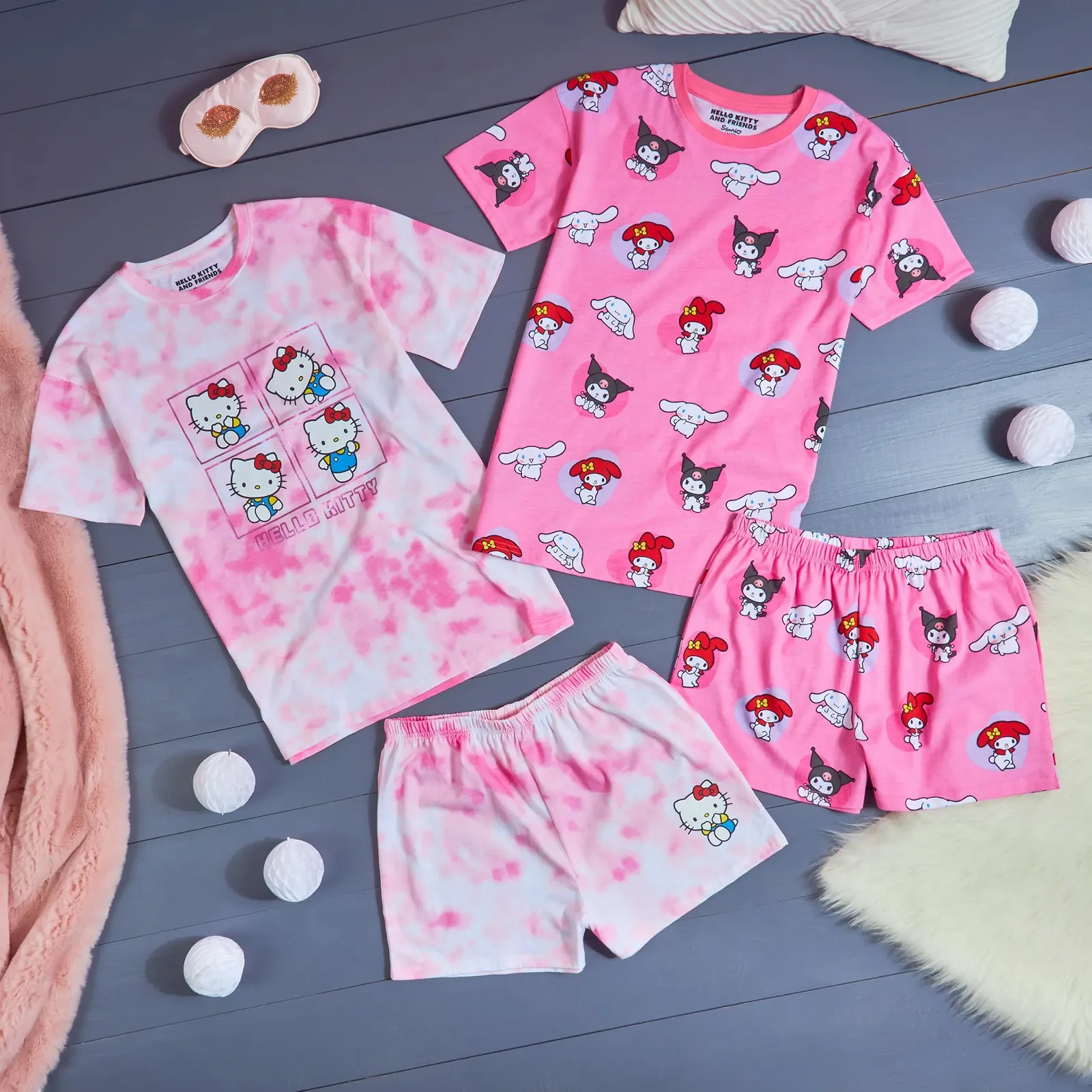 Комплект піжам Get Trend для дівчат, шорти, 2 шт, Sanrio Kuromi, фото №5 Комплект піжам Get Trend для дівчат, шорти, 2 шт, Sanrio Kuromi, фото №5