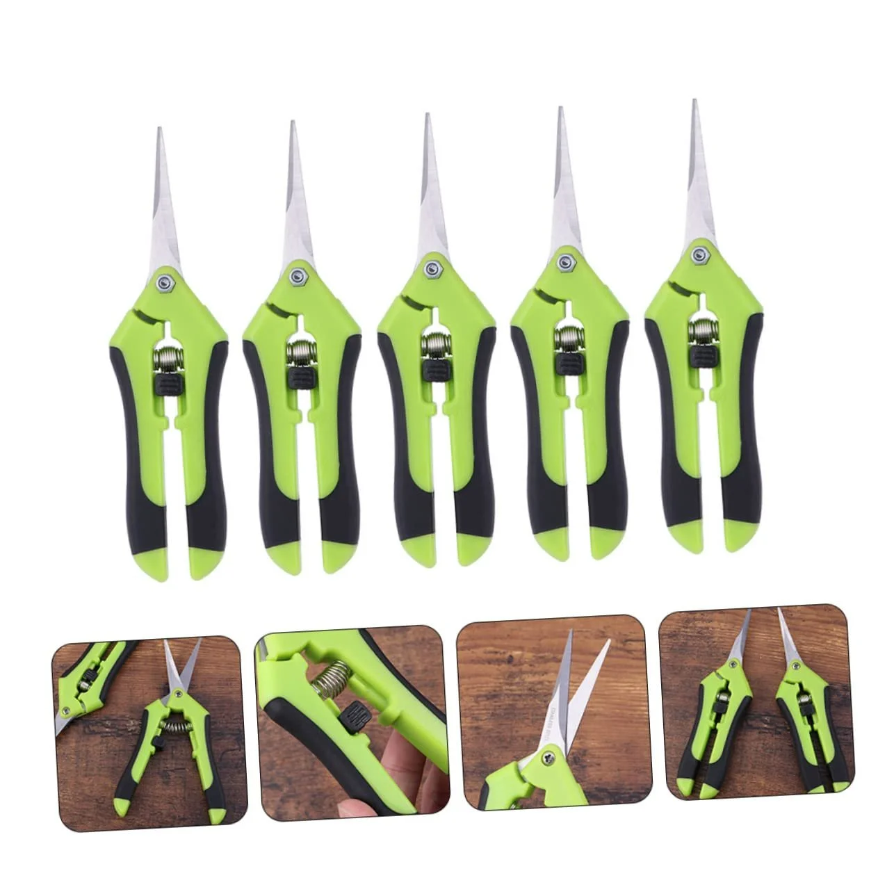 Секатор Happyyami Нержавіюча сталь Пластикова ручка, фото №8 Секатор Happyyami Нержавіюча сталь Пластикова ручка, фото №8