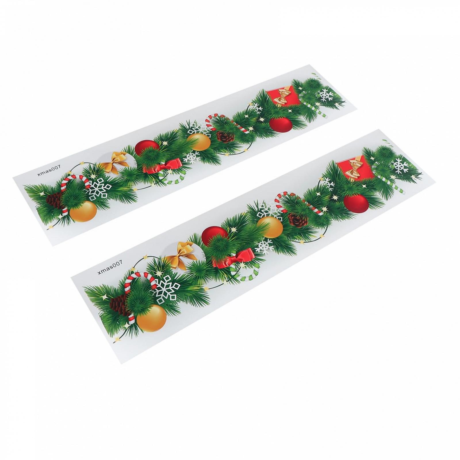 Наклейки на стену HOMSFOU Рождественские декоративные самоклеящиеся 2 шт., фото №1