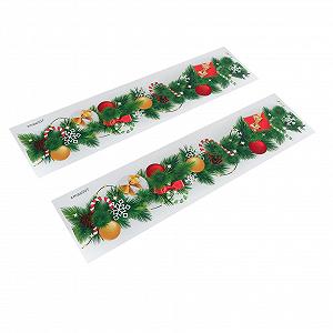 Наклейки на стену HOMSFOU Рождественские декоративные самоклеящиеся 2 шт. - Фото 1