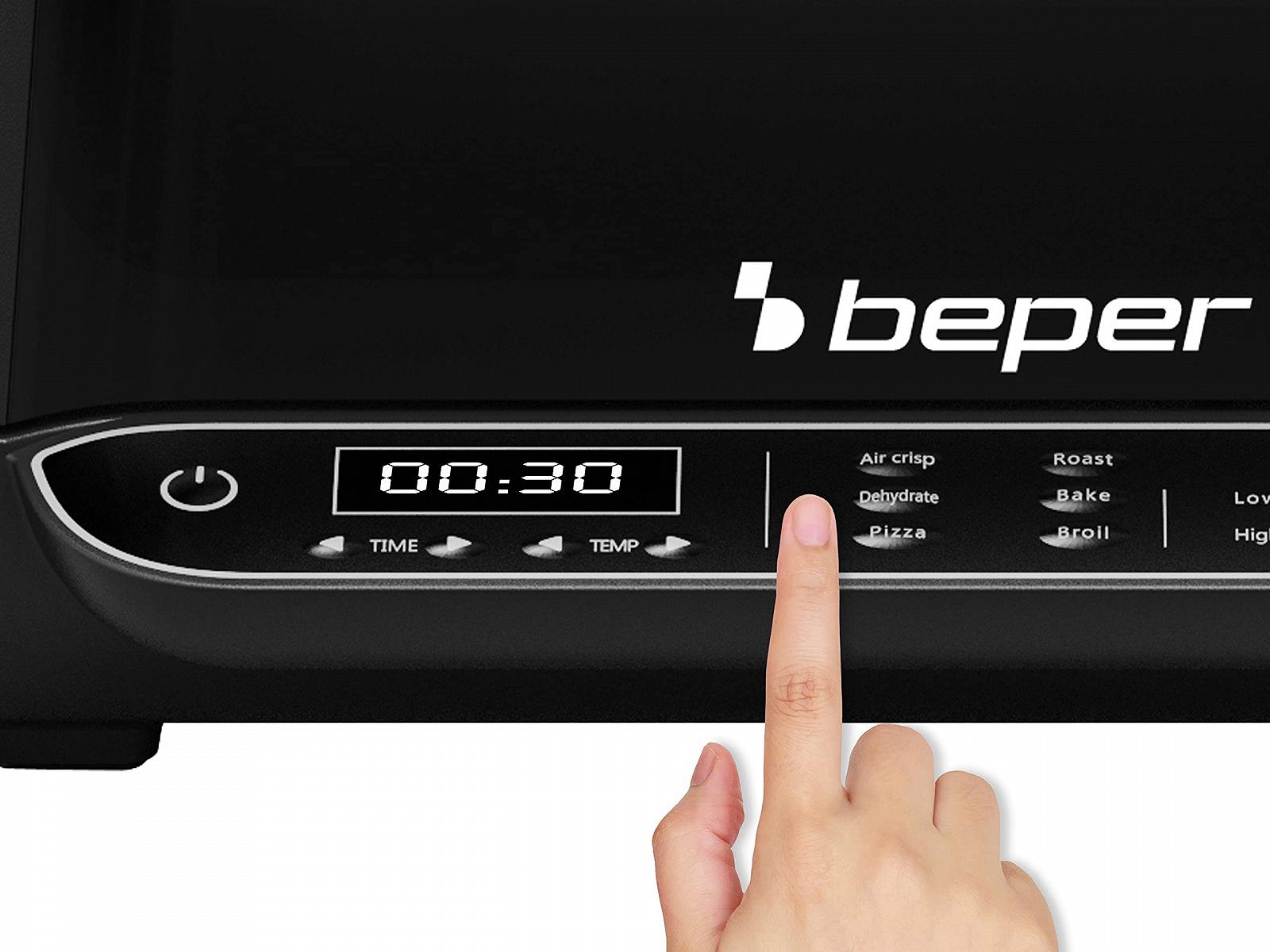 Мультипечь BEPER 8 программ гриль духовка печь для пиццы дегидратор обжаривание, фото №9 Мультипечь BEPER 8 программ гриль духовка печь для пиццы дегидратор обжаривание, фото №9