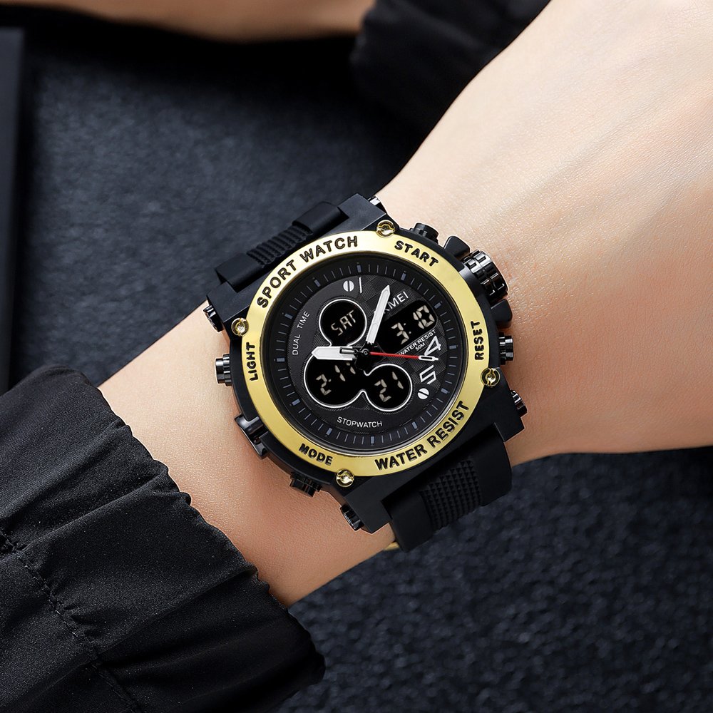 Годинник Skmei 2065BKGD Black-Gold SALE, фото №4