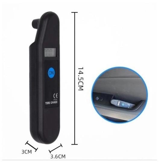 Цифровой манометр iCar TG101 Черный 050747, фото №3