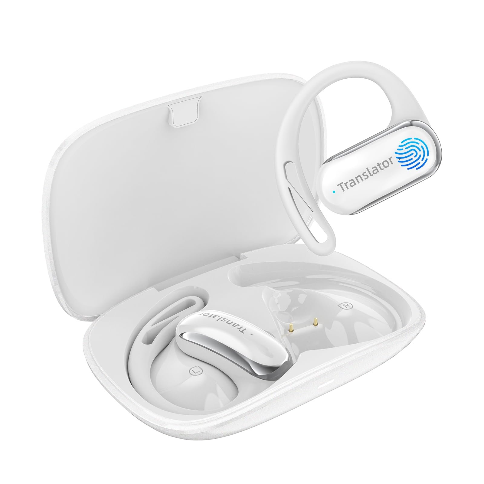 Навушники-перекладачі AI 3-в-1. Голосовий на 164 мови з додатком. 4 режими перекладу, фото №1