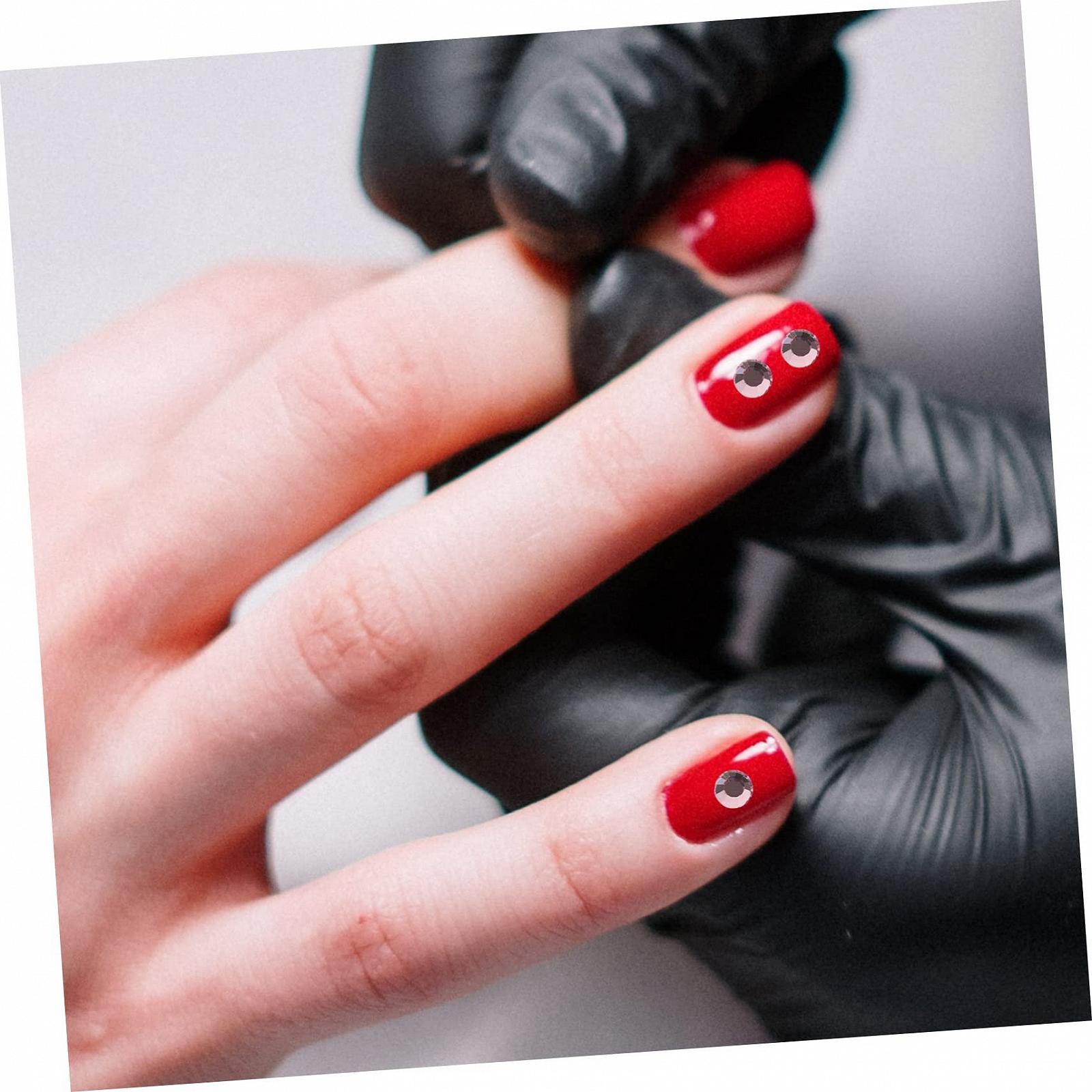 Стрази для нігтів minkissy,плоскі, для манікюру, фото №4