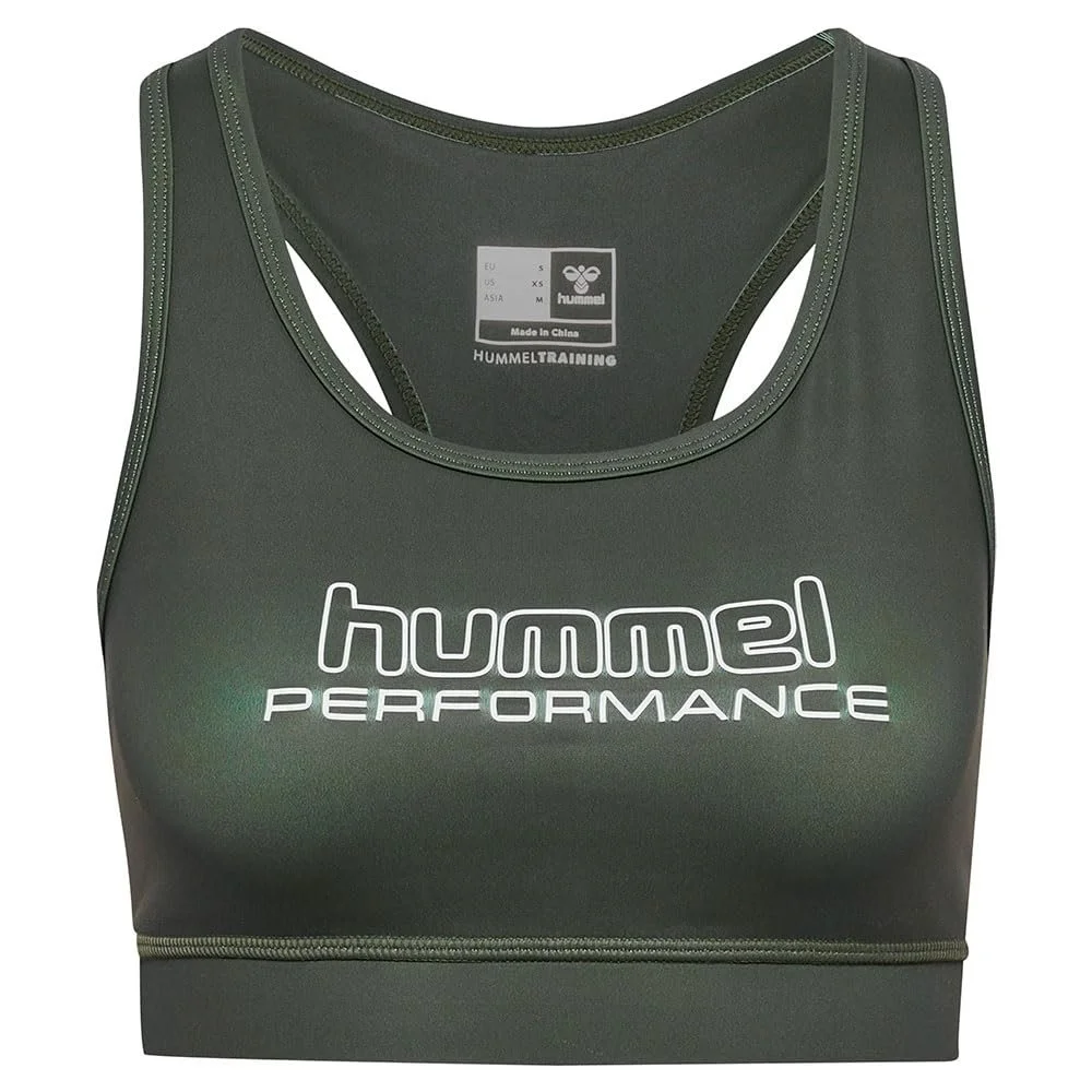 Спортивний бюстгальтер hummel зелений, фото №1