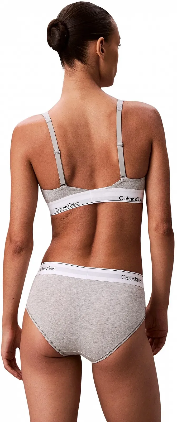 Бюстгальтер-трикутник Calvin Klein Lv00qf8576 без підкладки з глибоким вирізом на спині, фото №2